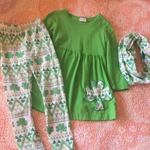 Girls st. Patrick’s Day outfit